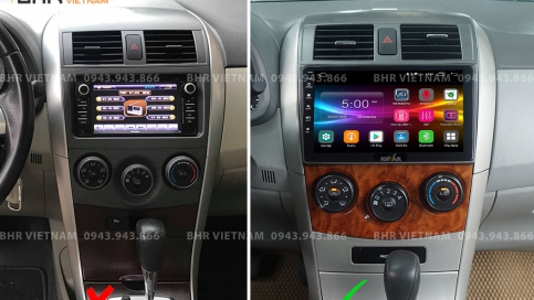 Màn hình DVD Android xe Toyota Altis 2008 - 2013 | Kovar T2